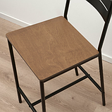 SANDSBERG Барний стілець, чорна/коричнева морилка,63 см, 905.146.51, фото 3
