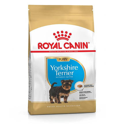 Royal Canin Yorkshire Terrier Puppy Сухий корм з м'ясом птиці для цуценят Йоркширського Тер'єра 7,5кг, фото 1