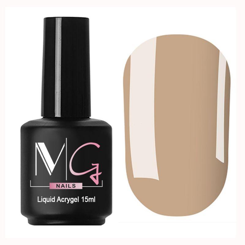 Акрил-гель рідкий MG Nail Liquid Acrygel №11 Бежевий 15 мл, фото 1
