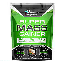 НА МАССУ Гейнер Super Mass Gainer Powerful Progress 2kg со вкусом Кокоса