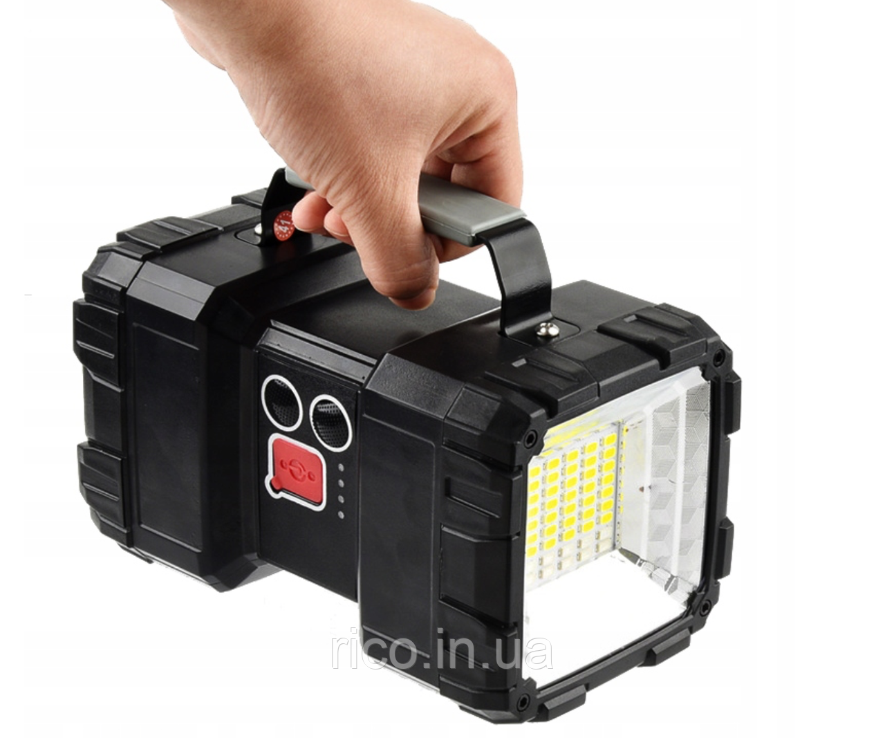 Ліхтар, Прожектор 800 метрів, USB Повербанк акумуляторний, потужний світло + режим Поліція W844