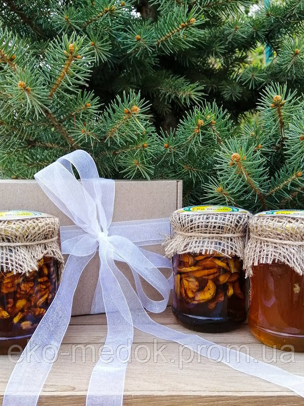 Набір меду «Подарунок працівникам» ЕКО-МедОК, 1 кг