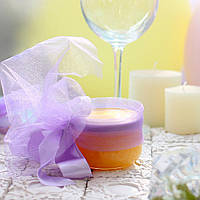 Бонбоньерка медовая Фиолетовый (баночка меда) ЭКО-МедОК, 140 грамм