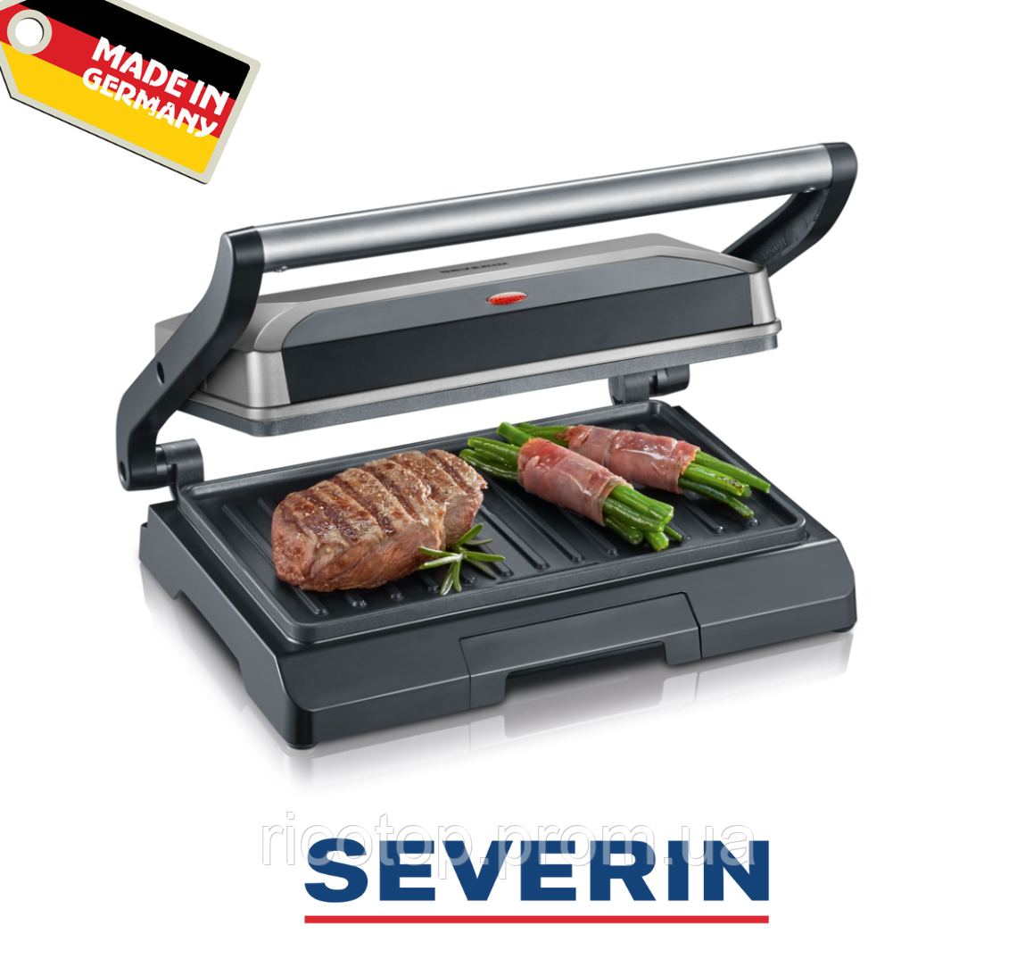 Електрогриль Severin KG2394 Panini чорний 800 Вт