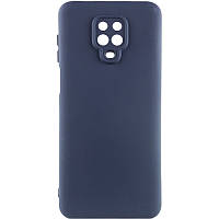 Чохол TPU GETMAN Liquid Silk Full Camera для Xiaomi Redmi Note 9s / Note 9 Pro / Note 9 Pro Max Синій / Midnight Blue