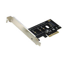 Контроллер PCI-E x4 to M.2  NVMe + SATA, Frime (ECF-PCIEtoSSD003.LP) новый