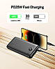 VEEKTOMX Powerbank 30000 мА·год Power Bank 20 Вт PD USB C Портативний зарядний пристрій зі швидким заряджанням, фото 7