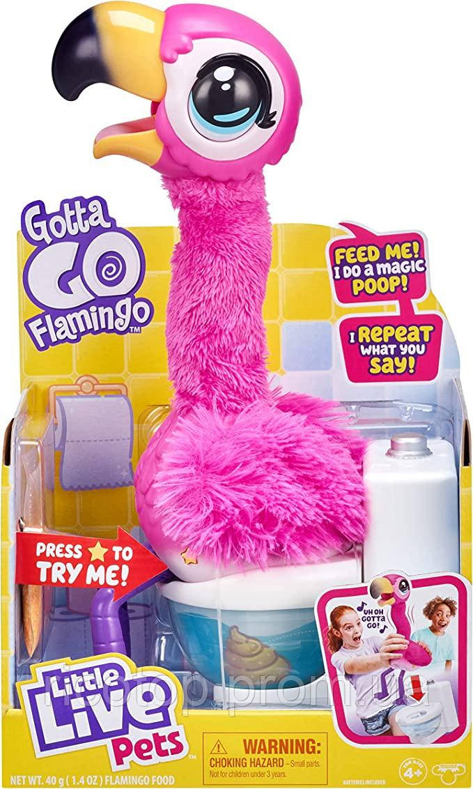 Інтерактивна плюшева іграшка Фламінго Little Live Pets Go Flamingo Interactive