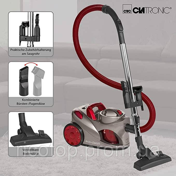 Пилосос Clatronic BS 1294 N червоний