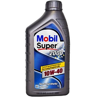 Полусинтетическое моторное масло Mobil 10w40 Super 2000 X1 SN/CF, A3/B3 (1л)