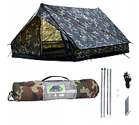 Двухместная палатка Mil-Tec Mini Pack Super Woodland