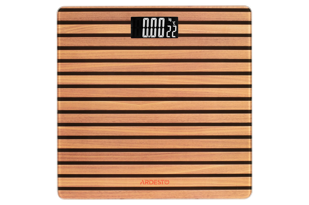 ARDESTO Ваги підлогові PLANK, 150кг, 2хААА в комплекті, скло, різнокольорові