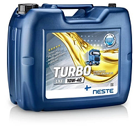 Полусинтетическое моторное масло Neste 10W40 Turbo LXE (CI-4, CH-4/SL) 20л