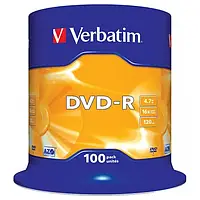 Диск Verbatim DVD-R 43549 100 шт 4.7 GB