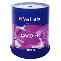 Диск Verbatim DVD+R 43551 100 шт 4.7 GB