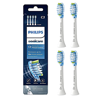 Насадки на зубну щітку Philips Sonicare C3 Premium Plaque Defence HX9044 білі 4 шт. насадка Філіпс С3 преміум