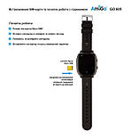 Дитячий смарт-годинник AmiGo GO005 4G Wi-Fi Thermometer чорний, фото 5