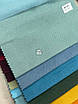 Штори мікровелюр тканина №248 diamond, колір м'ятний/морська хвиля, на кухню, в зал 2 штори, фото 4