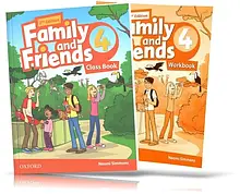 Family and Friends 2th edition 4, Class book + Workbook Підручник + Зошит англійської мови