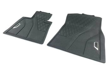 Килимки в салон для BMW X5 G05 '18-гумові, чорні (BMW) 51472458552 + 2347729, 4 шт (KG-8118)