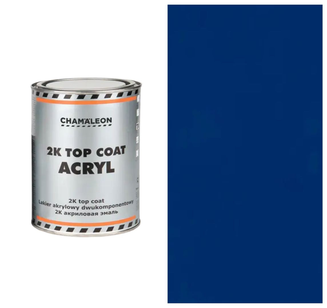 Акрилова автомобільна фарба синя Chamaleon 1115 800 мл, фото 1
