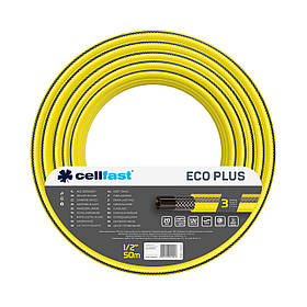 Шланг садовий Cellfast ECO PLUS 1/2" 50м, 3 шари, до 20 Бар, -10…+50°C