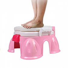 Горщик стільчик рожевий Potty Chair Music, фото 3