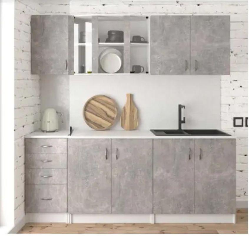 Кухня модульна Світ Меблів Карина Сучасна компактна кухня Кухня ДСП