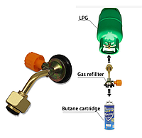 Перехідник для заправки цангових газових балонів RB-3