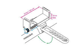 Кріплення для утримання смартфона SMART VISE MOUNT Чорний Y14, фото 3