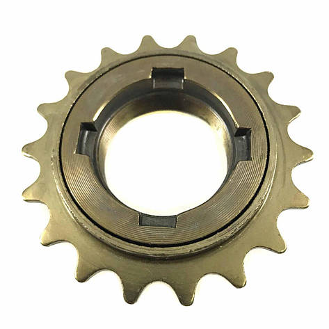 Тріскачка одинарна 1/2х1/8x18Т, хром KDF-07A, фото 1