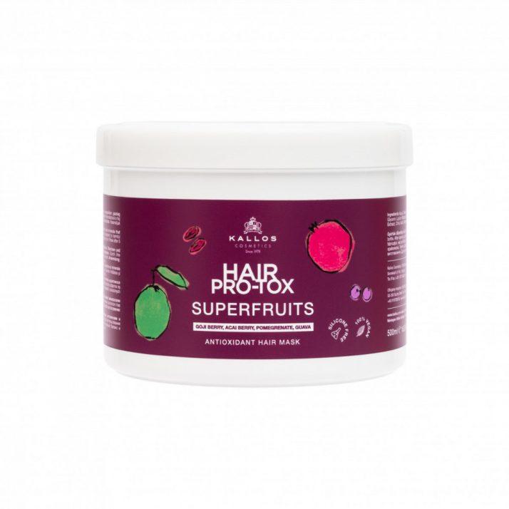 Крем маска для живлення волосся відновлювальна Kallos Hair Protox Superfruits 500 мл