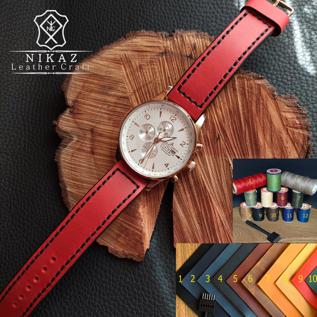 Ремінець для годинника класика (К027), фото 1