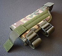 Щека на приклад оружия регулируемая BB2, накладка подщечник на приклад АК, винтовки, ружьья Мультикам