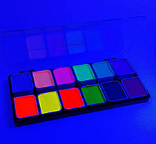 ПАЛІТРА АКВАГРИМ GrimMaster 120 g PASTEL NEON + NEON COLORS, фото 2