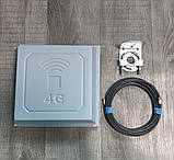 Широкосмугова антена "КВАДРАТ 4G" (824-960/1700-2700 мГц, 17 дБ) + кабель RG58 10 метрів, фото 6