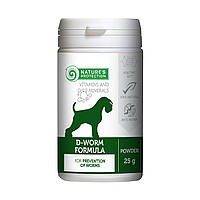 Nature's Protection D-worm formula - Кормовая добавка для взрослых собак для профилактики глистов, 25гр