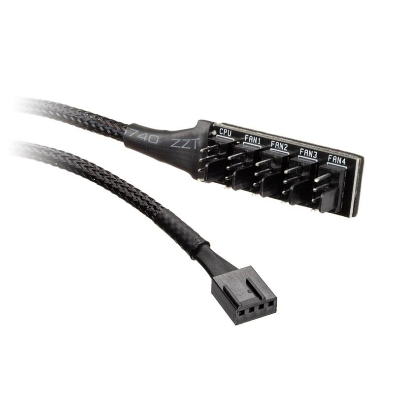 Сплітер для вентиляторів Akasa FLEXA FP5H PWM Splitter Hub, фото 1