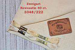 Тканина рівномірного переплетення Zweigart Newcastle 40 ct. 3348/222 Cream (Вершковий, кремовий)