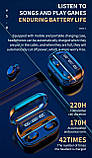 Навушники бездротові TWS Q8 Bluetooth 5.3 + Powerbank, фото 9