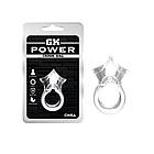 Ерекційне кільце GK Power Crown прозоре еластичне для продовження ерекції та стимуляції партнерки