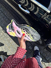 Чоловічі кросівки Adidas Yeezy Foam RNNR Carbon Grey Pink Yellow IG9562, фото 3