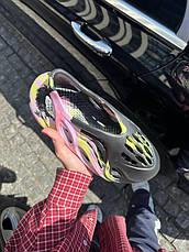 Чоловічі кросівки Adidas Yeezy Foam RNNR Carbon Grey Pink Yellow IG9562, фото 5