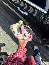 Чоловічі кросівки Adidas Yeezy Foam RNNR Carbon Grey Pink Yellow IG9562, фото 6