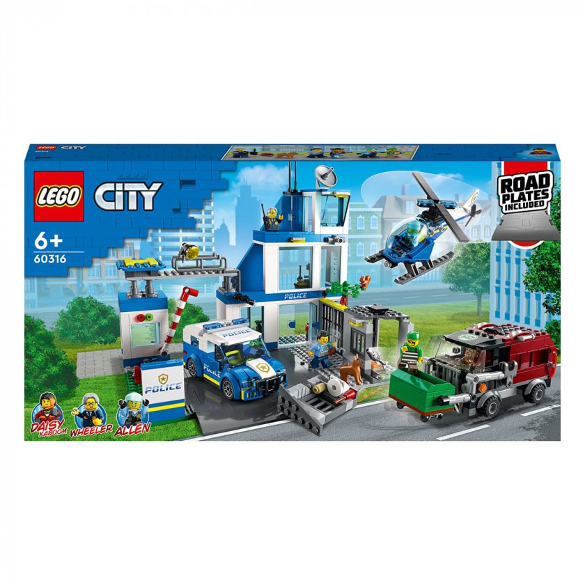 Конструктор LEGO City 60316 Поліцейська ділянка