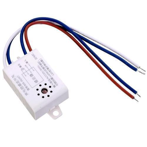 Вимикач оптико-акустичний звуковий датчик освітлення 220В, з фоторезистором, потужність 40Вт