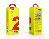 Мережевий зарядний пристрій LDNIO A2203 2 x USB 2.4A 12W + кабель USB Type C, фото 9