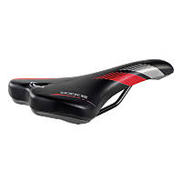 Сідло велосипедне Selle Monte Grappa Dike, чорно-червоне