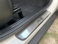 Захист порогів - накладки на пороги KIA SOUL з 2014 р. (Premium)