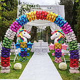 Куля фольгована підставка срібло для фігур з фольги та композицій з куль 45 см 18", фото 6